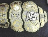 AEW Heavyweight Brass Championship Belt Replica