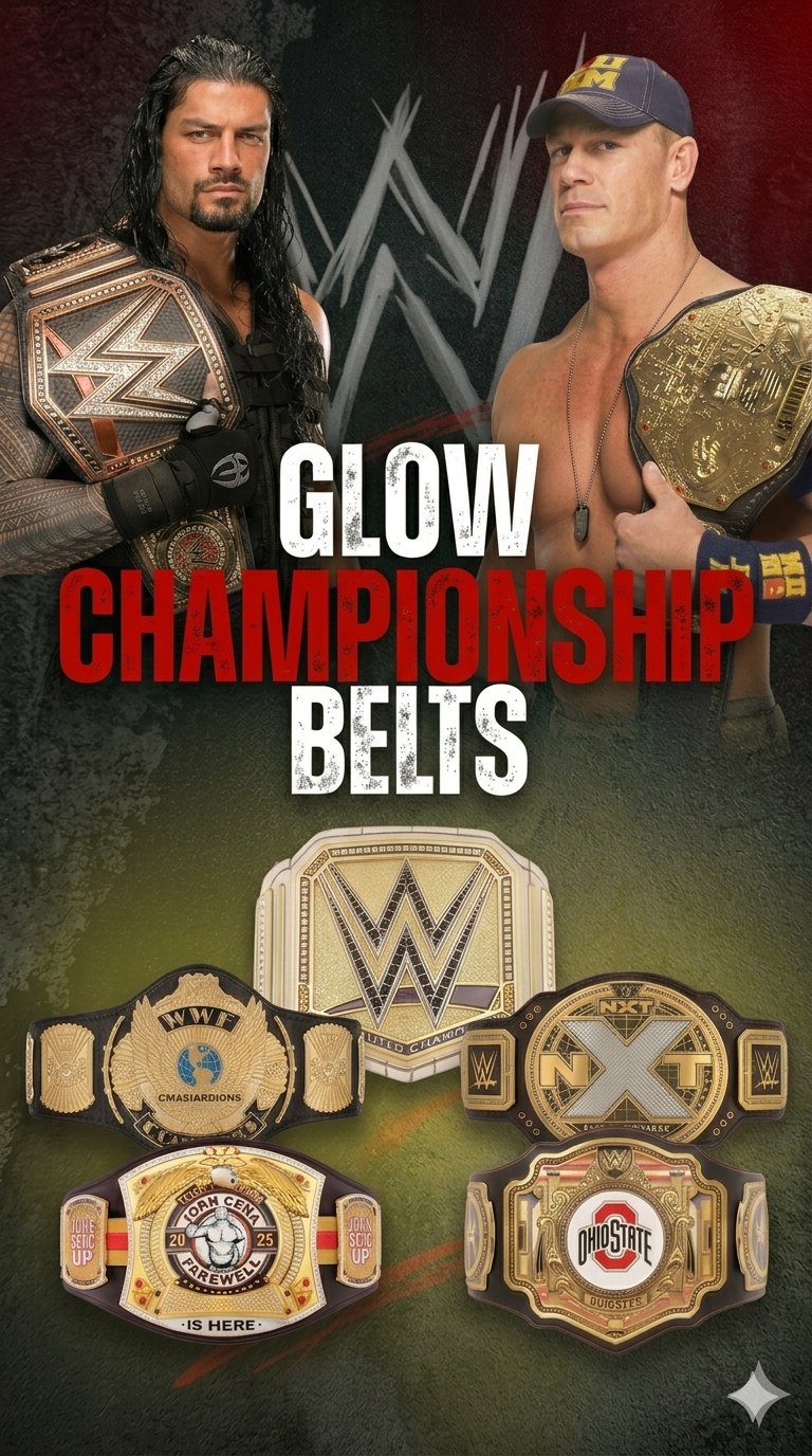 Glow Championship Belts — Official Collection