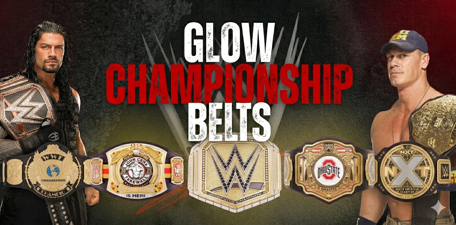 Glow Championship Belts — Official Collection