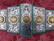 LUCHA UNDERGROUND GIFT OF GOD Zinc Championship Belt