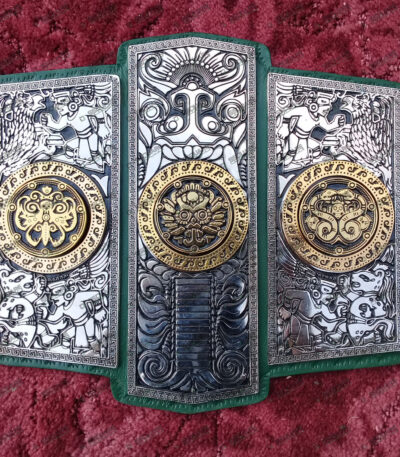 LUCHA UNDERGROUND GIFT OF GOD Zinc Championship Belt