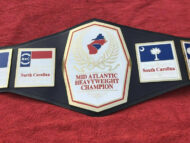 MID ATLANTIC HEAVYWEIGHT Championship Title Belt