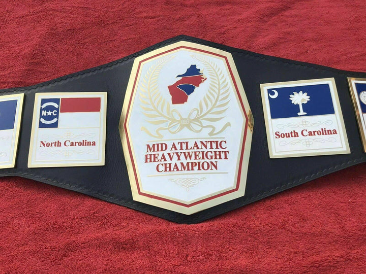 MID ATLANTIC HEAVYWEIGHT Championship Title Belt