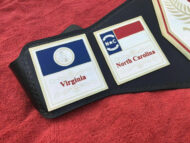 MID ATLANTIC HEAVYWEIGHT Championship Title Belt