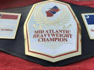 MID ATLANTIC HEAVYWEIGHT Championship Title Belt