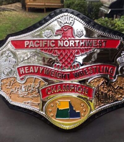 NWA PACIFIC NORTHWEST Brass Championship Belt