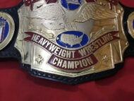 NWA US HEAVYWEIGHT 24K Gold Zinc Championship Belt