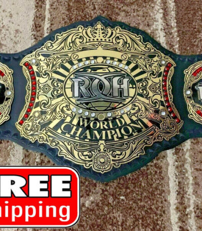 ROH WORLD TELEVISION Brass Championship Belt