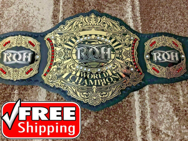 ROH WORLD TELEVISION Brass Championship Belt