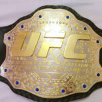 UFC Brass Double Stacked Championship Belt
