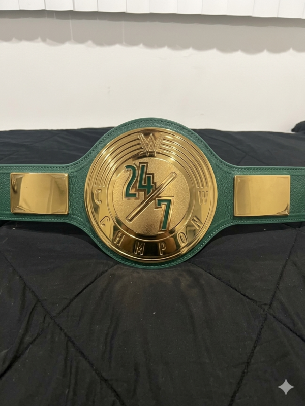WWE 247 CLASSIC Brass Championship Belt