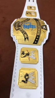 WWF INTERCONTINENTAL WHITE Zinc Championship Title Belt