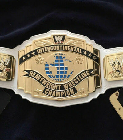 WWF INTERCONTINENTAL WHITE Zinc Championship Title Belt
