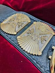 WWF WINGED EAGLE 24K GOLD Championship Title Belt