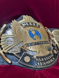 WWF WINGED EAGLE 24K GOLD Championship Title Belt