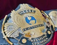 WWF WINGED EAGLE 24K GOLD Championship Title Belt