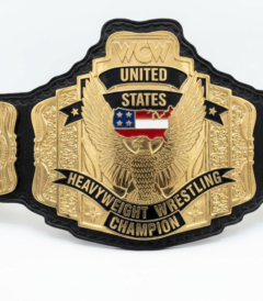 WCW US HEAVYWEIGHT 24K GOLD Zinc Championship Belt