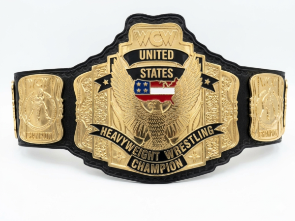 WCW US HEAVYWEIGHT 24K GOLD Zinc Championship Belt