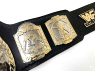 WWF WORLD TAG TEAM DUAL PLATED 24K GOLD Zinc Championship Belt - Image 7