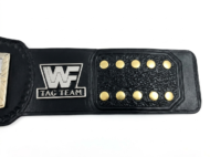 WWF WORLD TAG TEAM DUAL PLATED 24K GOLD Zinc Championship Belt - Image 10