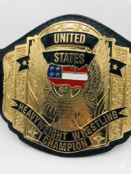 WCW US HEAVYWEIGHT 24K GOLD Zinc Championship Belt - Image 3