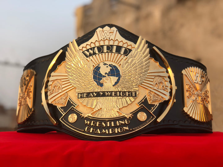 WWF Premium Winged Eagle CNC Championship Belt (9) WWF Premium Winged Eagle CNC Championship Belt