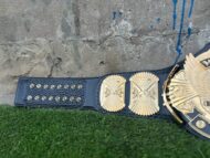 WWF WINGED EAGLE DUAL PLATED 24K GOLD Championship Title Belt