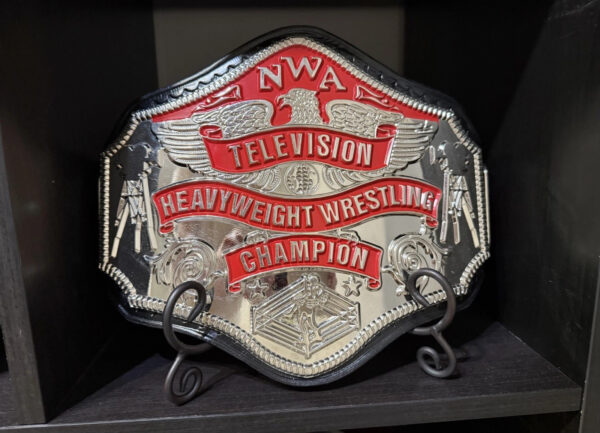 NWA Championship TELEVISION HEAVYWEIGHT 24K Nickle Zinc Championship Belt