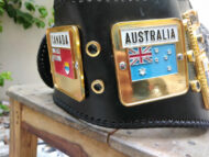 NWA Domed Globe Heavyweight 3D CNC Made Championship Belt