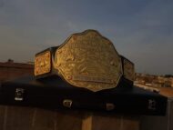 Wcw 3D Big Gold Crumrine CNC Made Championship Belt - Image 3