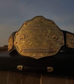 Wcw 3D Big Gold Crumrine CNC Made Championship Belt