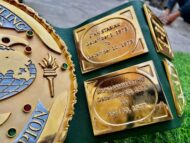 Wwf Big Green 3D CNC Championship Belt